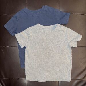 Kids' Basic T-Shirt Set - Blue and Gray